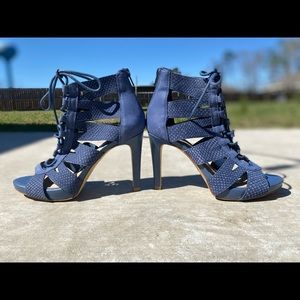 Gianni Bini Blue Lace Up Heel
